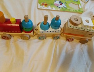Lote Juguetes Madera Didácticos Niños