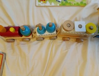 Lote Juguetes Madera Didácticos Niños