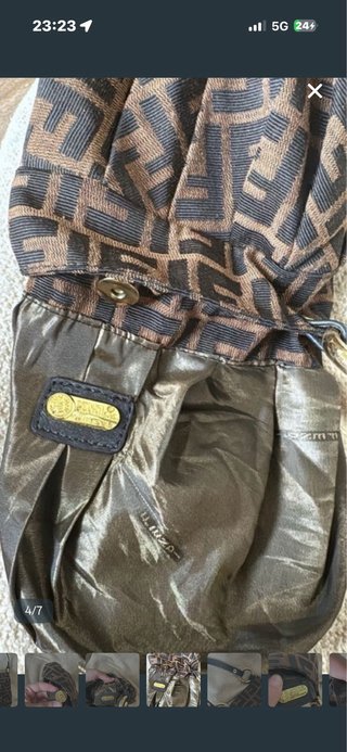 Borsa Fendi Zucca Vintage