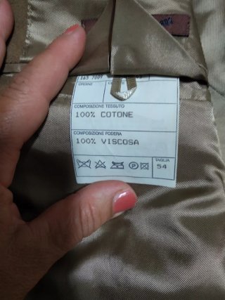 Giacca uomo velluto marrone