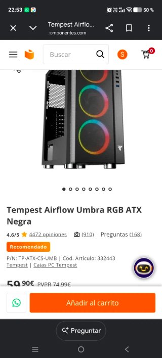 Ordenador Gaming y pantalla msi 165hz curva.