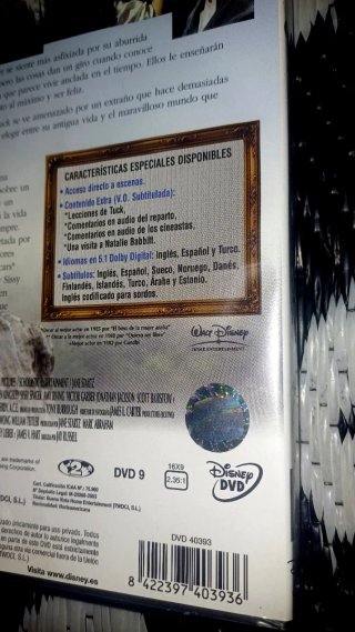EL BOSQUE MÁGICO DE TUCK DVD DISNEY DESCATALOGADO