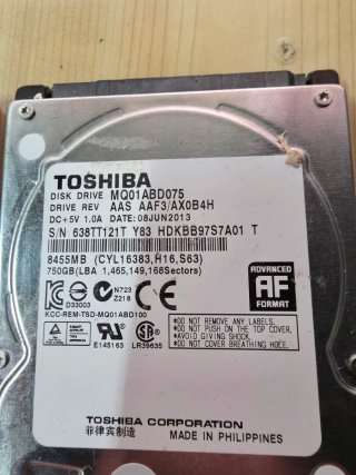 Lote discos duros 2,5" SATA para portatil