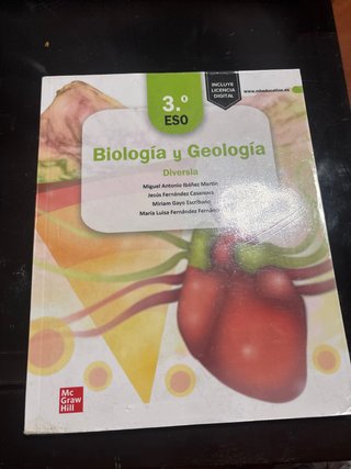 Biología y Geología, 3o ESO.
