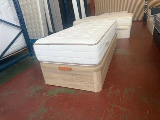 Vendo canapé madera tapa3D+Colchón relax 90x200