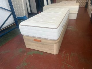 Vendo canapé madera tapa3D+Colchón relax 90x200