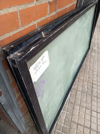 Lote 4 Ventanas Aluminio Negro