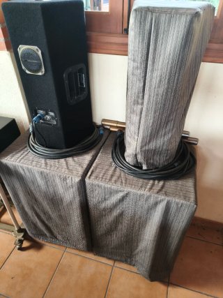 Equipo Sonido Solton y Craaft Altavoces y ampli