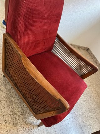 Conjunto Sofá y Butacas Vintage Terciopelo