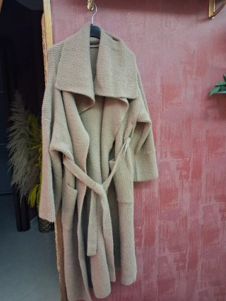 Cappotto beige taglia unica