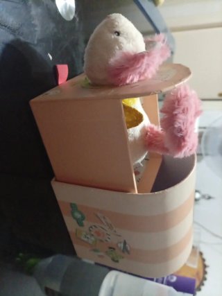Gato Juliette peluche en caja