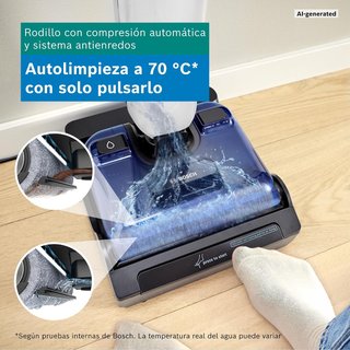Fregona aspiradora eléctrica Bosch