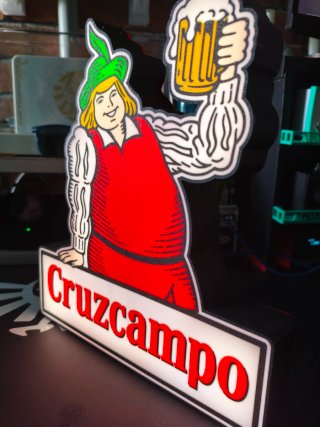 Lámpara Gambrinus Cruzcampo
