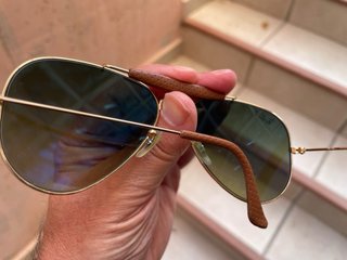 Gafas Ray-Ban Aviator Piel Polarizadas