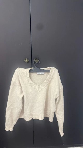 Jersey Bershka Beige Talla Única