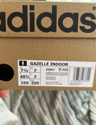 Zapatillas Adidas Gazelle Indoor Verdes