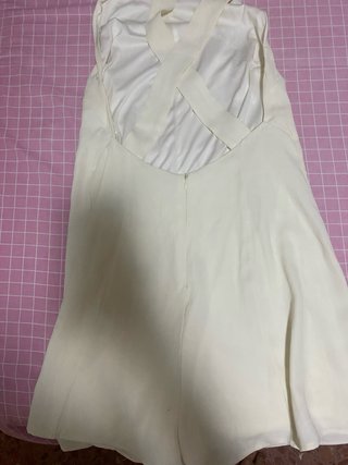 Mono corto Zara Blanco Talla M