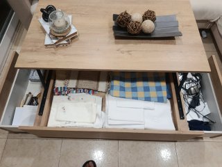 Mesa de centro madera.