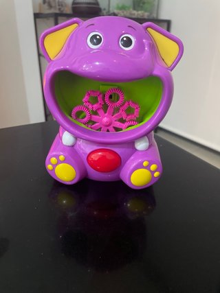 Pompero Morado Juguete Burbujas
