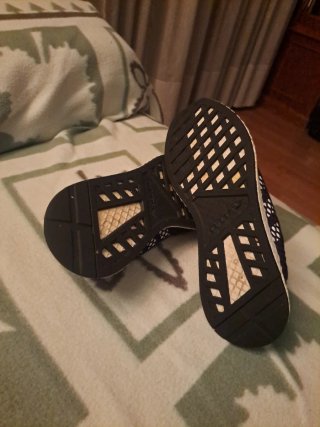 Tenis Adidas Caballero Negro/Blanco