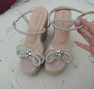 Sandalias Plataforma Alta Moda Talla 35