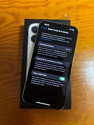 iPhone 13 Pro 128GB Argento 84% Batteria