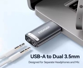 Tarjeta Sonido USB Dual PC PS4 PS5 FUENGIROLA