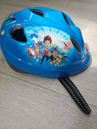 Casco de bicicleta infantil azul