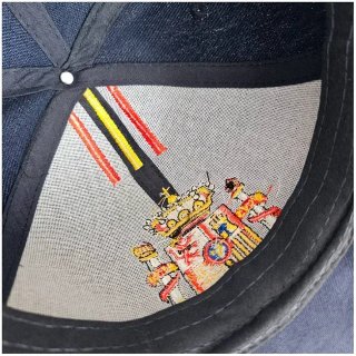 Pack 2 Gorras España Bordadas Unisex Roja y Azul
