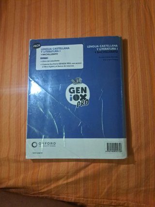Lengua castellana y literatura I. Libro del est...