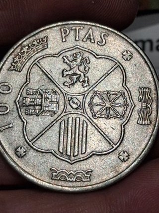 Moneda Antigua 100 Pesetas España
