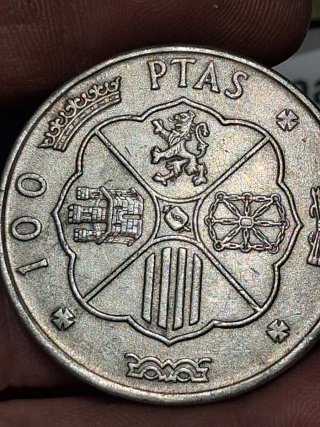 Moneda Antigua 100 Pesetas España