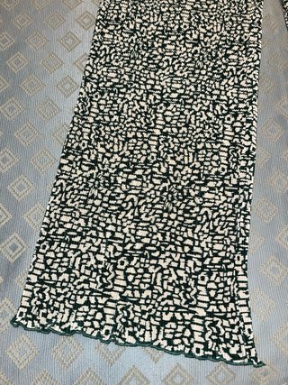 Pantalón ancho estampado Easy Wear Talla L