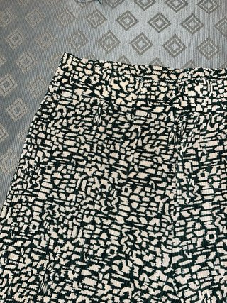 Pantalón ancho estampado Easy Wear Talla L