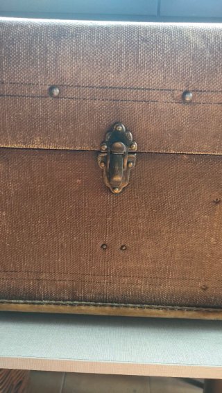Baúl antiguo de viaje