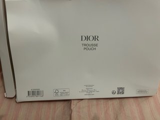 Pochette Dior in rafia