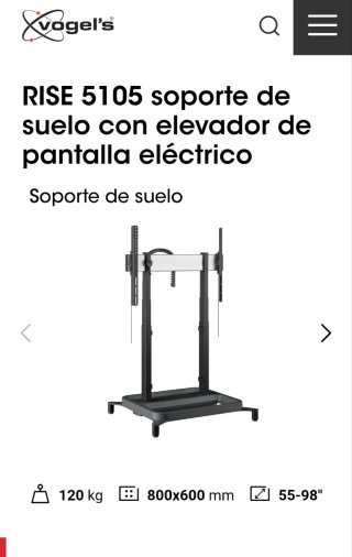 Pack: Soporte Motorizado Vogel’s RISE 5105 (Nuevo)