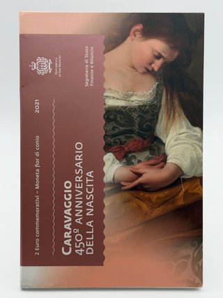 Moeda 2 Euro São Marino 2021 BU Coincard