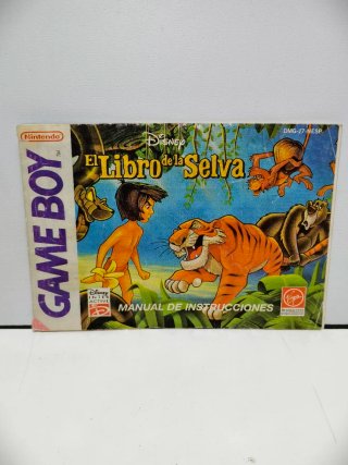 Manual Disney El Libro de la Selva GameBoy