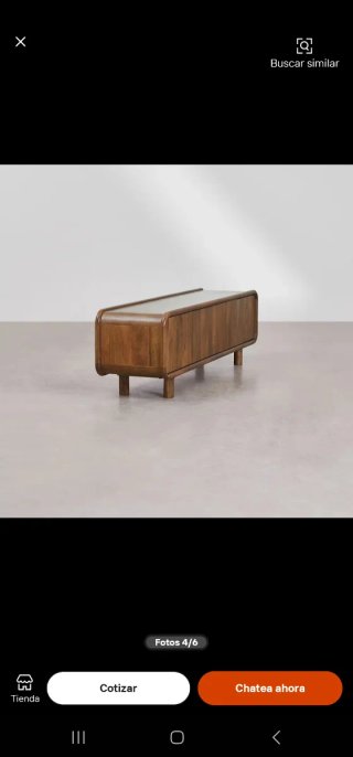 Mueble TV Madera Mango