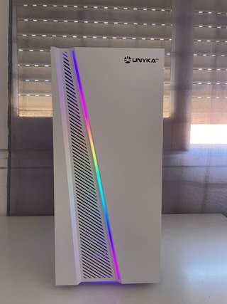 Torre PC UNYKA Blanca RGB