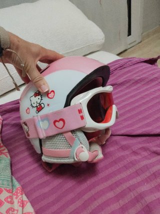 Casco Hello Kitty niña esquí 4-10 años