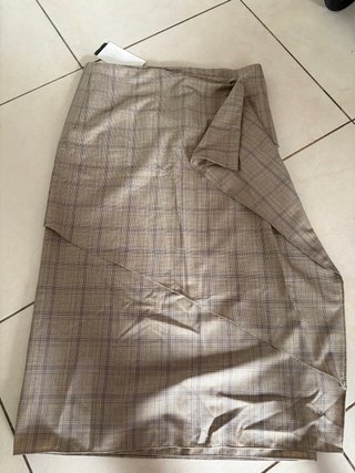 Falda cuadros Zara ZW Collection talla L