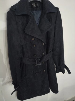 Gabardina azul marino