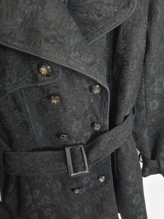 Gabardina azul marino