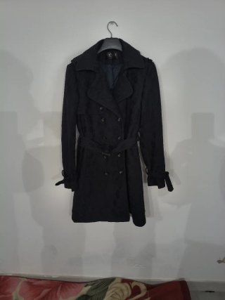 Gabardina azul marino