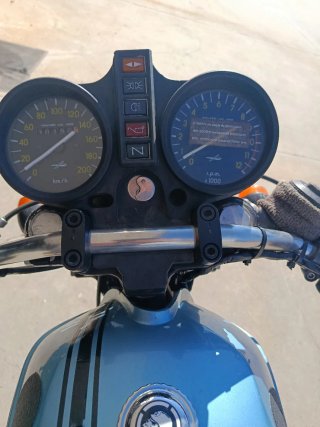 Sanglas Yamaha Café Racer Azul