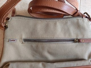 Bolso Lois Beige/Gris