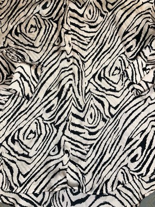 Camisa Satén Cebra Oversize Talla S