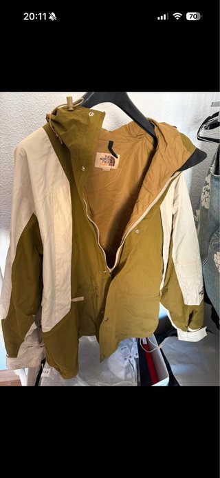 Parka Gucci x The North Face Beige/Verde